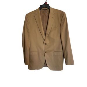 Jack Victor 100% Cashmere Men’s Blazer Sport Coat Light Brown 42L